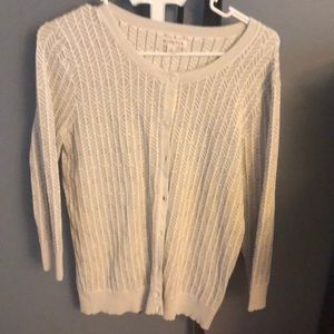 Light button down sweater